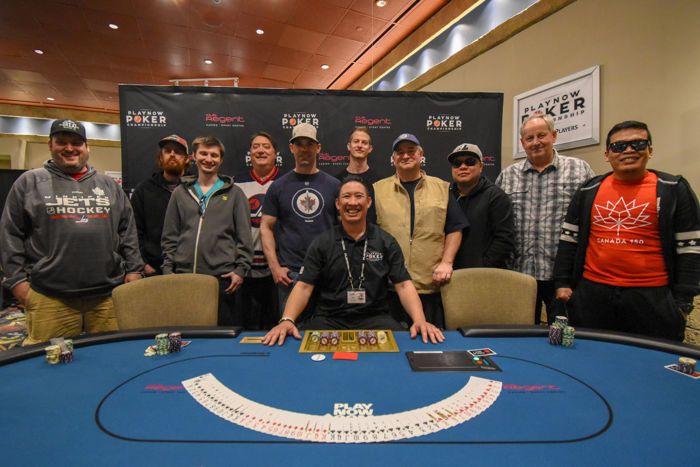 2018 Spring PlayNow Poker Championship Main Event final table