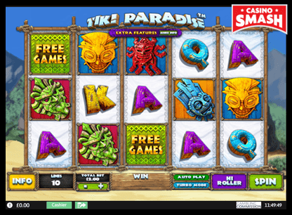 Tiki Paradise playtech slots