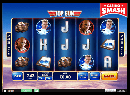 Top Gun playtech slots