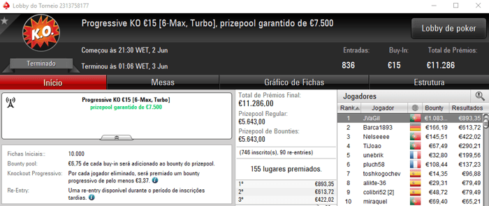 PokerStars.FRESPT: Tlitado Conquista 6th Sense €10 & Mais 102
