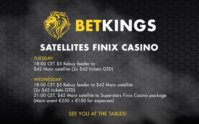 Εβδομάδα satellites με 30 tickets εγγυημένα για το Finix Superstars 101