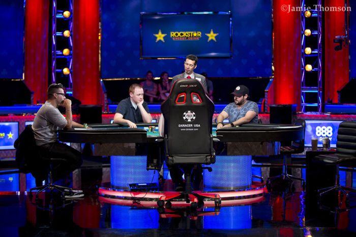 Three players remain in the $3,000 6-Handed