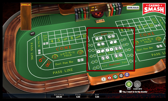 winstar casino crap table odds