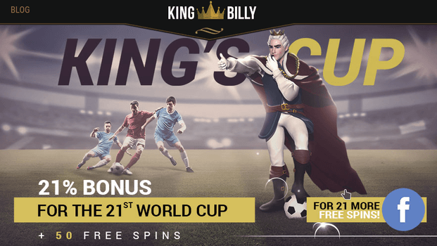 King's Cup promo at King Billy Casino