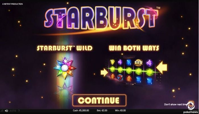 Play Starburst Slot Online