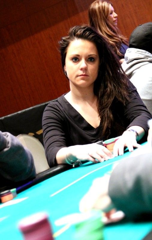 Stephanie Hubbard in Event #10 at the 2014 Borgata Winter Poker Open