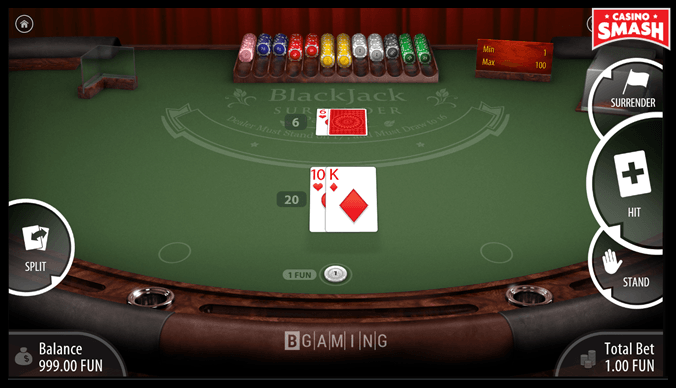 blackjack surrender online