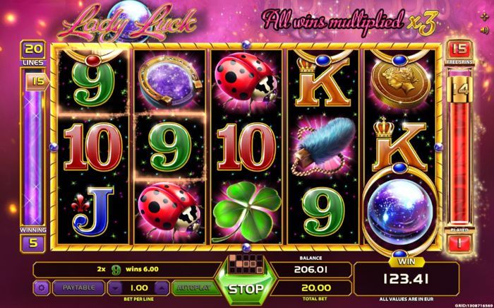 new lady luck slot videos