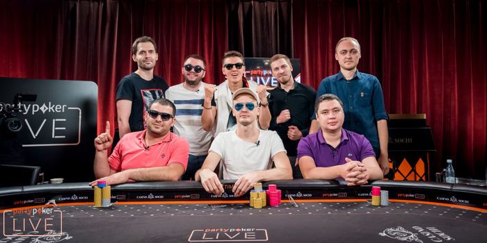 2018 partypoker LIVE MILLIONS Russia Main Event final table
