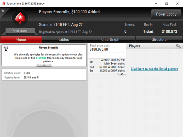 PokerStars ofera 650.000$ in freerolluri jucatorilor afectati de atacurile DDoS 101