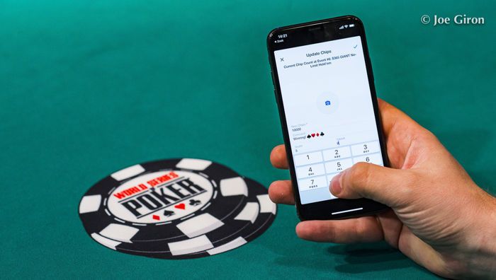 Cell phone at the poker table