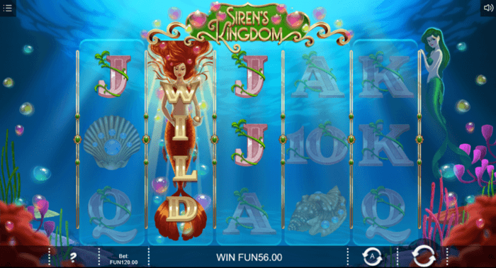 A free bitcoin Slot machine Siren's Kingdom