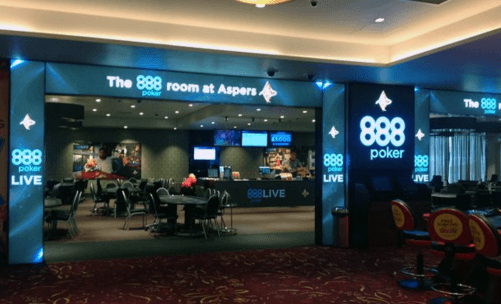 888Poker Room at Aspers