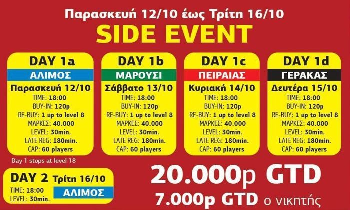 Μεγάλο φεστιβάλ πόκερ του ΟΦΙΤΕΧ 1 Οκτωβρίου με 3... 102