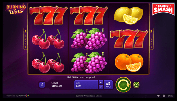 fruit loot 3 reel slot