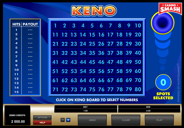 daily keno lotto number generator