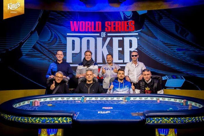 Mesa Final do COLOSSUS da WSOPE 2018