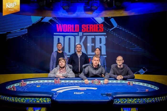 Mesa Final do Evento #2 das WSOPE 2018