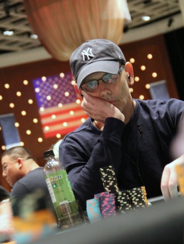 Chad Brown on Day 2 of the 2014 WPT Borgata Winter Poker Open Main Event