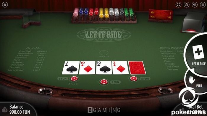 Let It Ride Poker Free Online