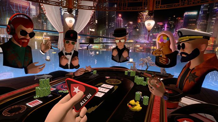 PokerStars VR Macau environment
