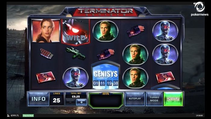 Terminator Genisys Spielautomaten-App gewinnt echtes Geld