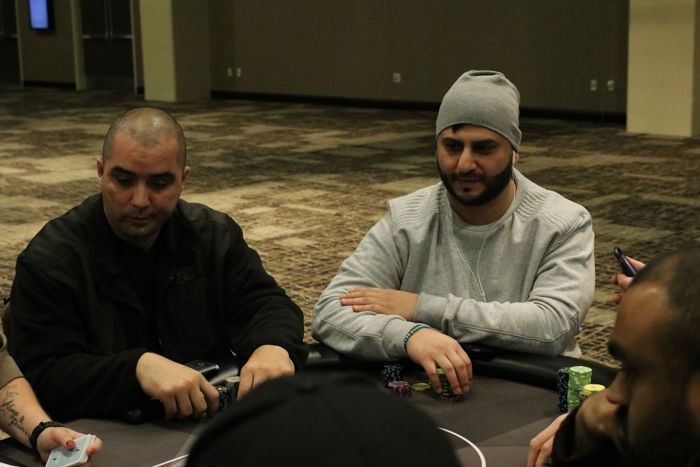 Alex Aqel competes in the 2018 MSPT Wisconsin State Poker Championship