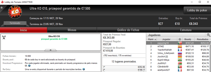 levezinho13, eazyomg10 e Tutti4Simons Brilham na PokerStars.FRESPT 103