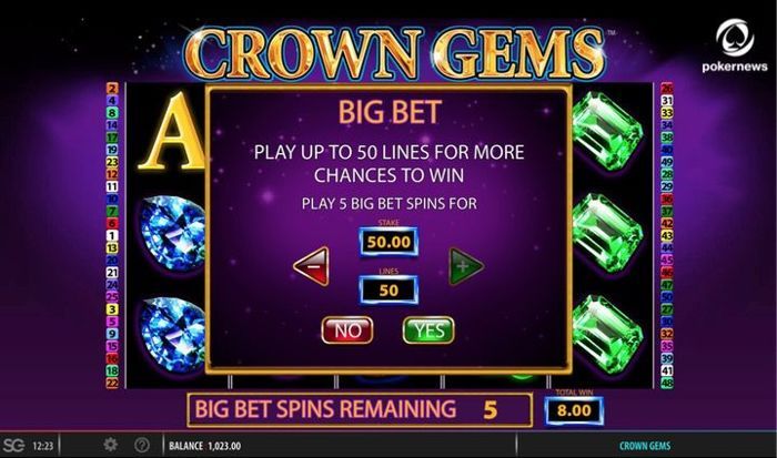 Crown Gems Video Slots Free Spins
