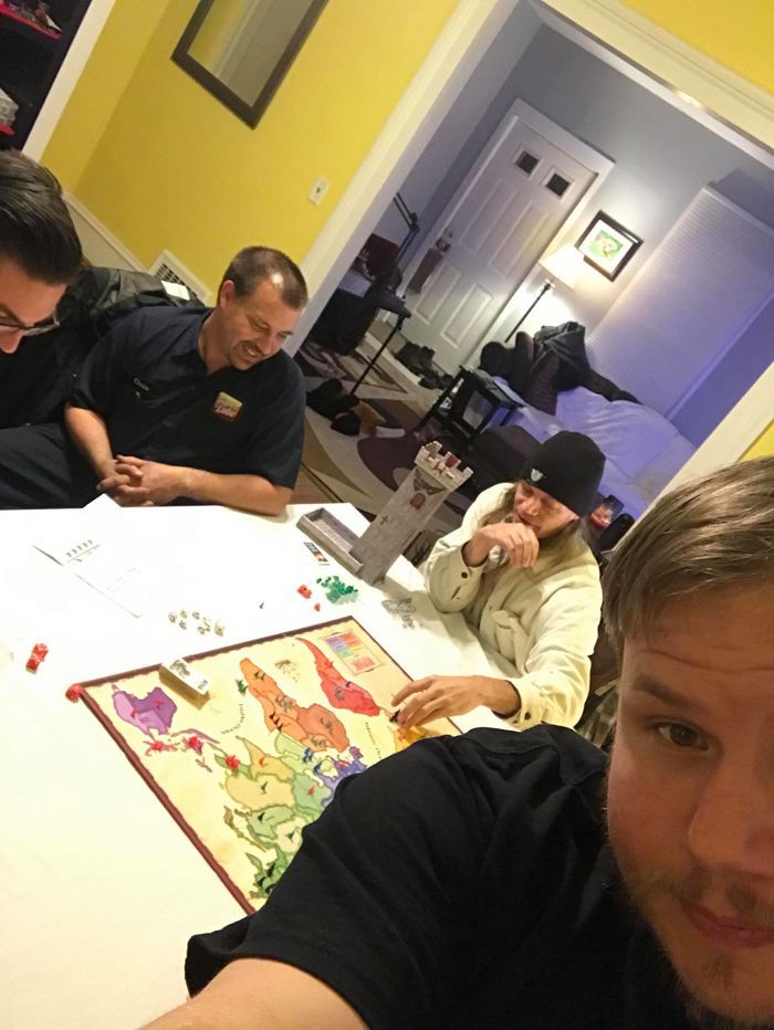 Chad Holloway playing Risk