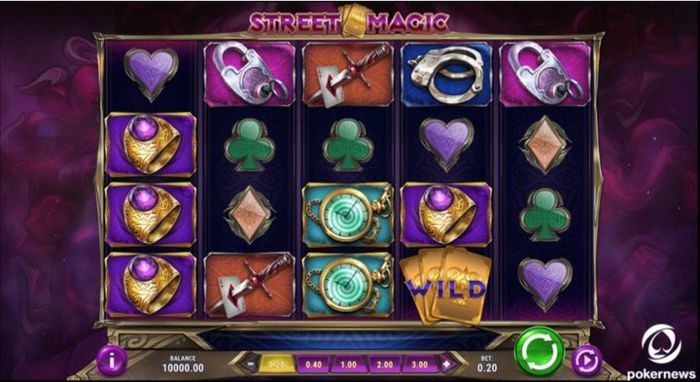 Street Magic Slots games allow to win bitcoin
