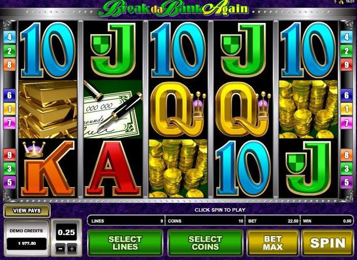 Free bank buster slot machine