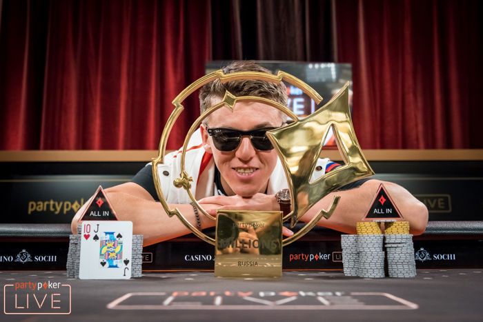 Anatoly Filatov Wins the 2018 partypoker LIVE MILLIONS Russia Main Event