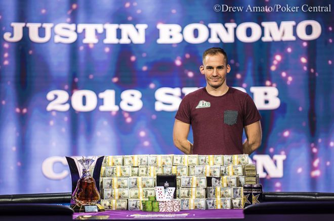 Justin Bonomo won the 2018 Super High Roller Bowl ($5,000,000)