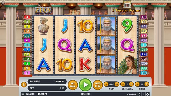 free zeus slot machines games