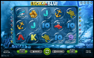 lucky blue slot at playamo casino