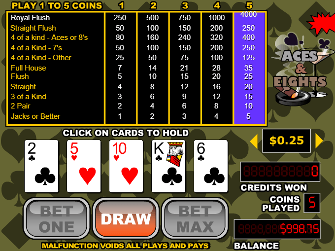 video poker online