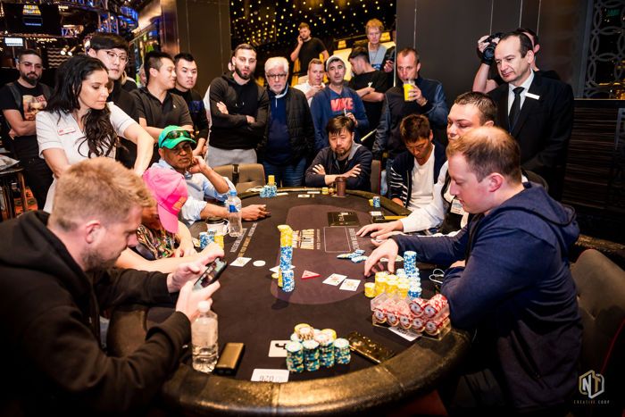 Maxi Lehmanski Bubbles the 2019 Aussie Millions Main Event