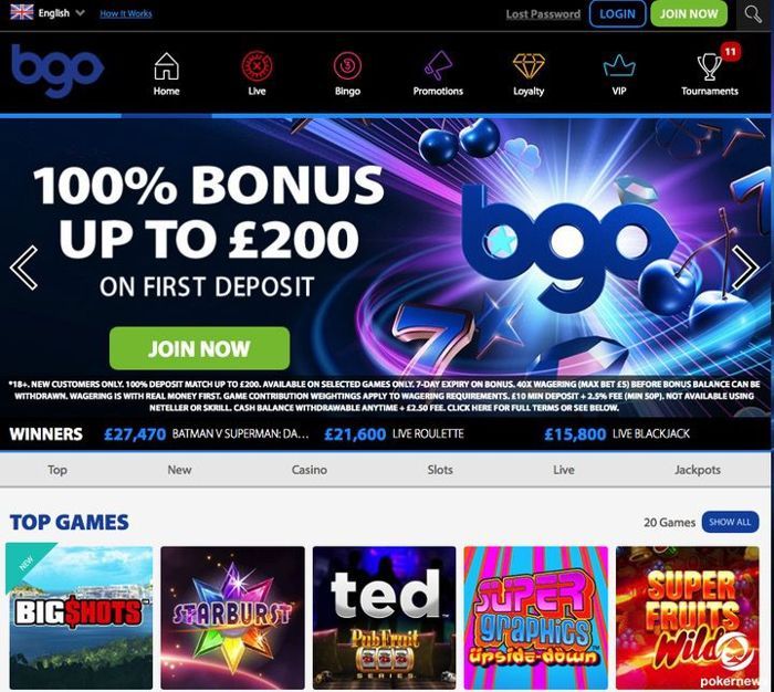 Top 50 Online Casinos Uk