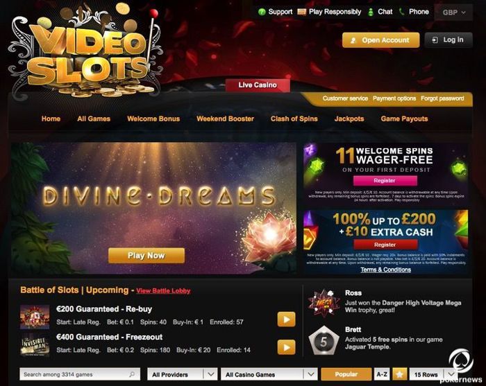 Best Video Slots Site United Kingdom 2020