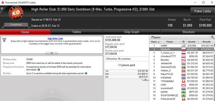 Lobby de poker da PokerStars