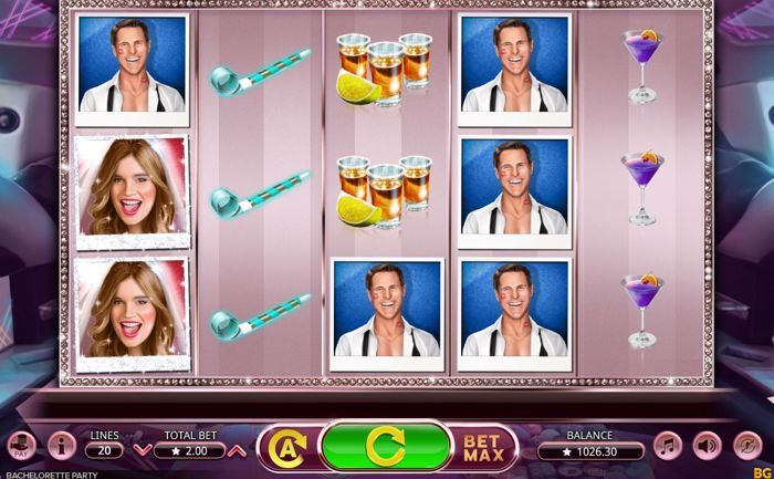 bachelorette party slot booming games