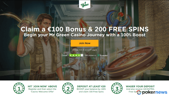Mr Green Casino Bonus in April 2019