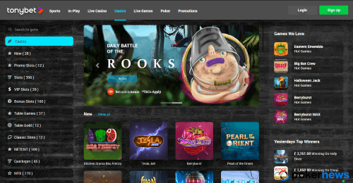 Latest Bonus at Tonybet Casino