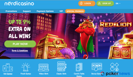 NordiCasino Latest Casino Bonus