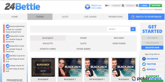 24 Bettle Casino Bonus
