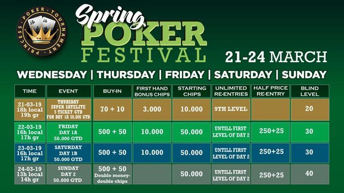 Princess: Έρχεται το Spring Poker Festival 21-24 Μαρτίου με €50.000 gtd 101