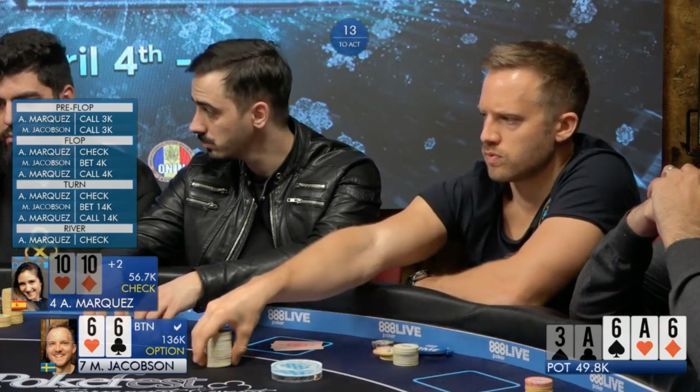 Martin Jacobson & Ana Marquez Analyze 888Live Bucharest High Roller Clash 101