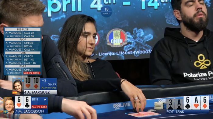 Martin Jacobson & Ana Marquez Analyze 888Live Bucharest High Roller Clash 102