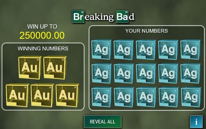 breaking bad scratch card game online